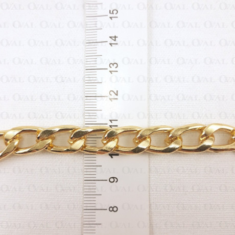 Chain 10x17mm/1m gold 3664