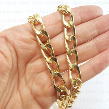 Łańcuch 10x17mm złoty 3664