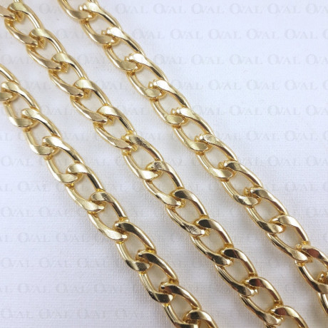 Chain 10x17mm/1m gold 3664