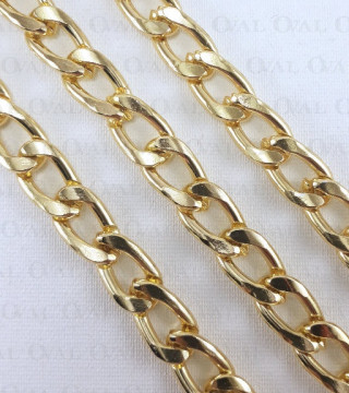 Łańcuch 10x17mm złoty 3664