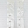 Hook-and-eye tape on ecru satin 1m 2599