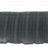 Decorative tape, black frill 75mm/1m 3667