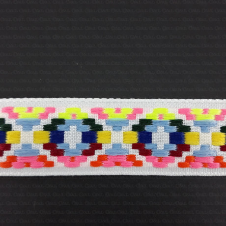 Ethnic decorative ribbon 25mm/10m 3695