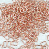 Metal adjuster 6mm/10pcs or 100pcs rose gold 1138