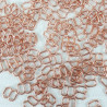 Metal adjuster 6mm/10pcs or 100pcs rose gold 1138