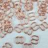 Metal adjuster 6mm/10pcs or 100pcs rose gold 1138