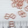 Metal adjuster 6mm/10pcs or 100pcs rose gold 1138