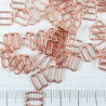 Metal adjuster S 8mm/10 or 100 pcs rose gold 3699