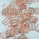 Regulator metalowy 12mm/10 lub 100szt różowe złoto 3701