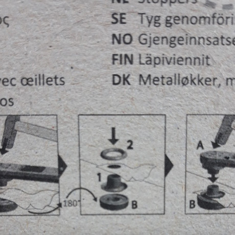 Oczka 8mm/10szt ręczny montaż 3711