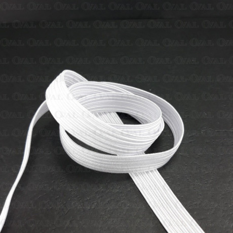 Guma w oplocie 10mm/100m biała  3058