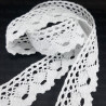 Koronka bawełniana 30mm/1yard  biel  3715