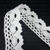 Koronka bawełniana 30mm/1yard  biel  3715