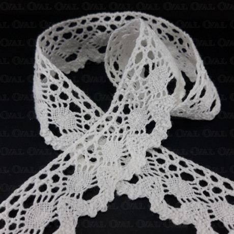 Cotton lace S 30mm/1 yard cream 3716