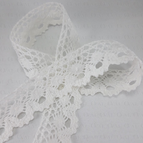 Cotton lace S 30mm/1 yard cream 3716