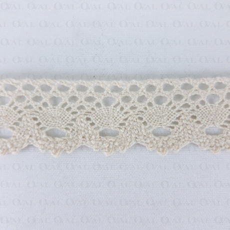 Cotton lace 30mm/1 yard ecru 3717