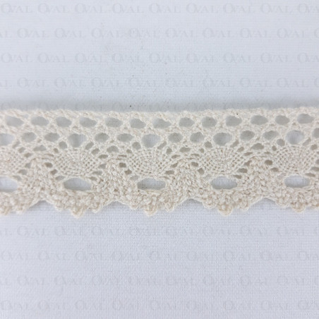 Koronka bawełniana 30mm/1yard  ecru  3717