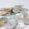 Natural shell button J 25.4mm/200pcs 750