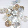 Natural shell button J 25.4mm/200pcs 750