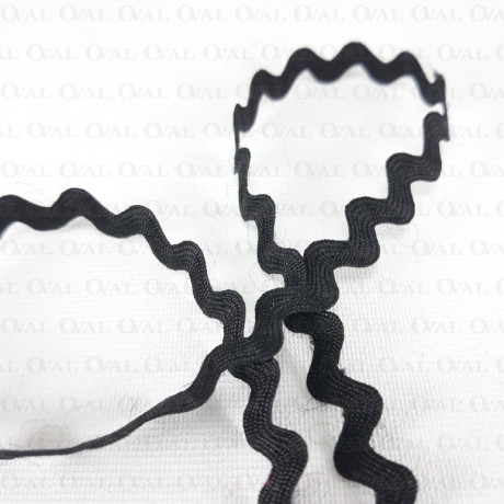 Taśma zygzak ,fala ozdobna 4mm/50m    3730