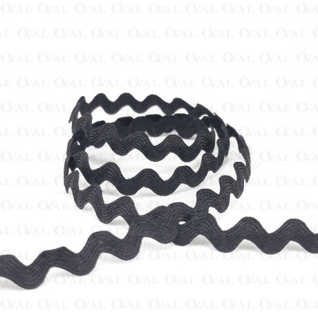 Taśma zygzak ,fala ozdobna 4mm/50m    3730