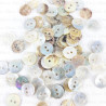 Button made of natural shell J 10.2mm/200pcs 3733