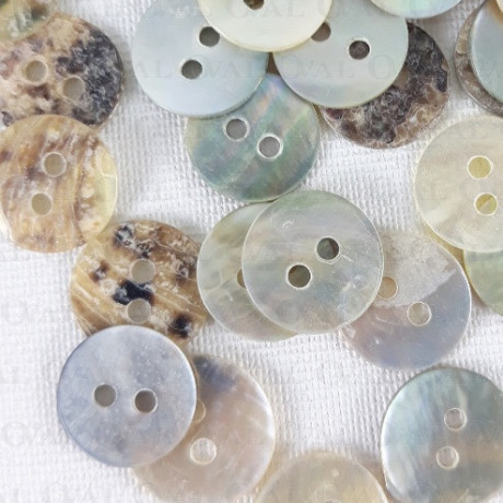 Natural shell button J 11.4mm/200pcs 3734