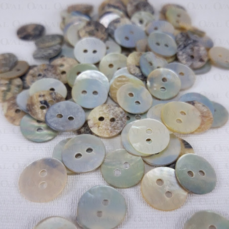 Natural shell button J 11.4mm/200pcs 3734