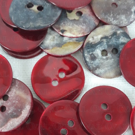 Natural shell button 18mm/10pcs 667