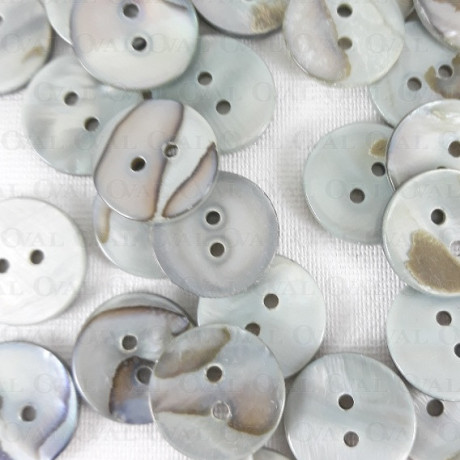 Button made of natural shell 11.5mm, 13mm / 10 pieces 798