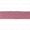 Koronka bawełniana róż 24mm/1 lub 25yard  3136