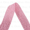 Koronka bawełniana róż 24mm/1 lub 25yard  3136