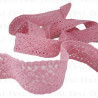 Koronka bawełniana róż 24mm/1 lub 25yard  3136