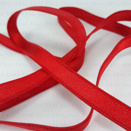 10mm/1m strap elastic, red 3755 E