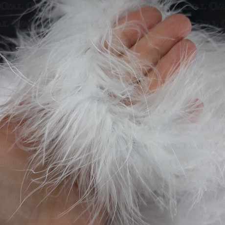 Boa marabou 1 or 9.5 m white 3758