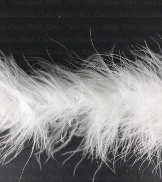 Boa marabou 1 or 9.5 m white 3758