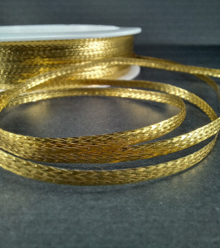 Sznurek metalizowany złoty 2,5mm/50m  2398