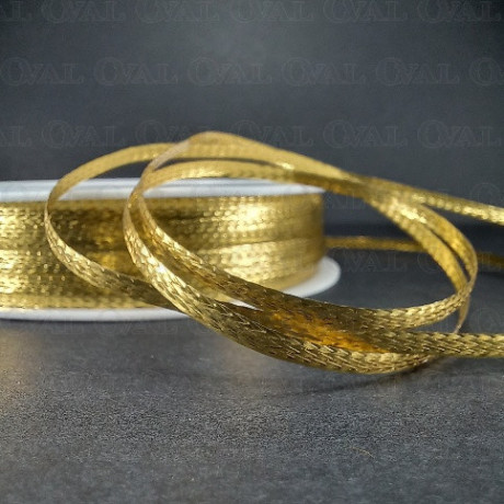 Sznurek metalizowany złoty 2,5mm/50m  2398