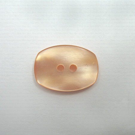 Polyester button, pack of 10 pcs, 16x22 mm, no. 1089