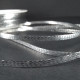 Sznurek metalizowany srebrny 2,5mm/50m 2391