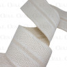 Decorative ribbon 55mm/1m ecru with beige 2139