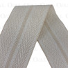 Decorative ribbon 55mm/1m ecru with beige 2139