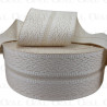 Decorative ribbon 55mm/1m ecru with beige 2139