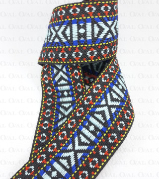 Ethnic ribbon 38mm/10m 2551