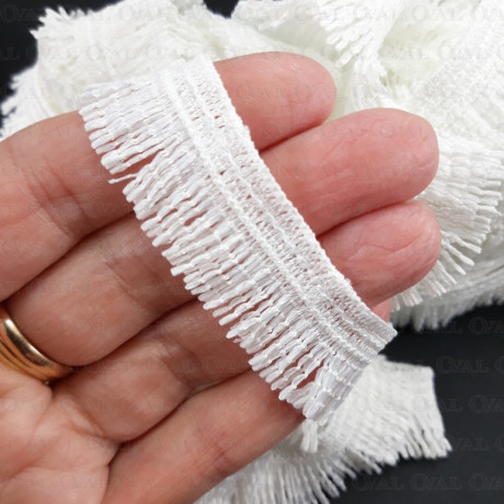 Taśma ozdobna frędzelki 20mm/1m  3084