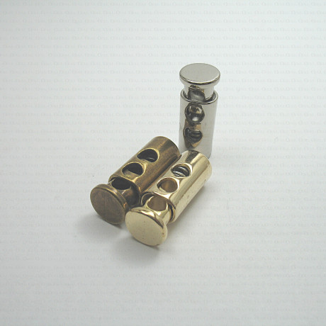 Metal two-hole cord stopper no. 1105