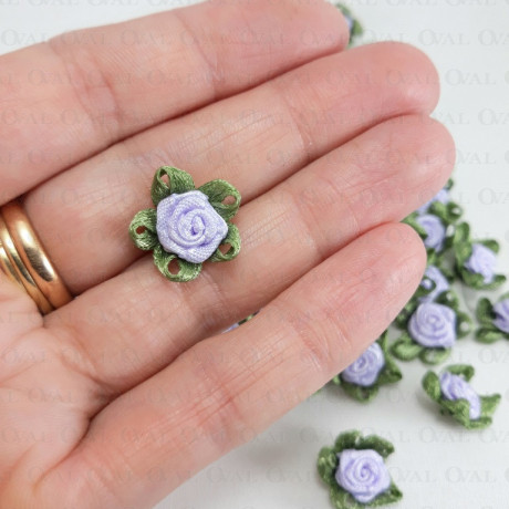 Różyczka Atłasowa 18mm/10 lub 50szt   3790