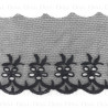 Koronka haft na tiulu 90mm/14 y  czerń   3798
