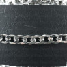 Chain 11.5x7.4mm/30m silver 1298