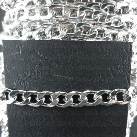 Chain 11.5x7.4mm/30m silver 1298